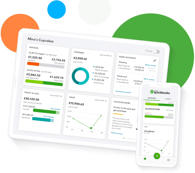 Quickbooks Dashboard